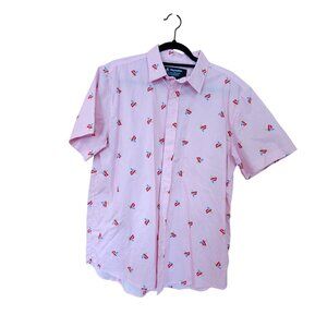 Sony PlayStation Logo Shirt Size Mens L Pink Video games For the Gamer